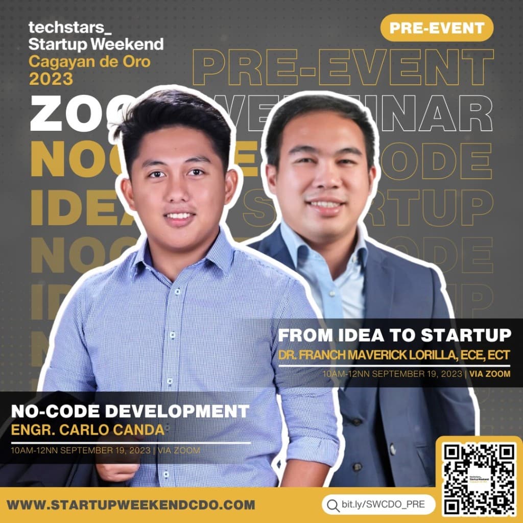 Techstars Startup Weekend Cagayan de Oro 2023 — pre-event webinar